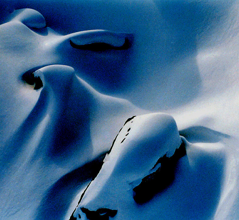 Winter Photograph - Snow Naturel Formation Ischgl Austria  by Colette V Hera Guggenheim