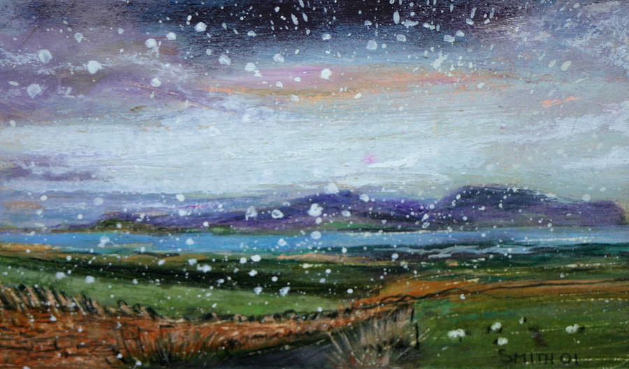 Snow on Lewis Painting by Tom Smith