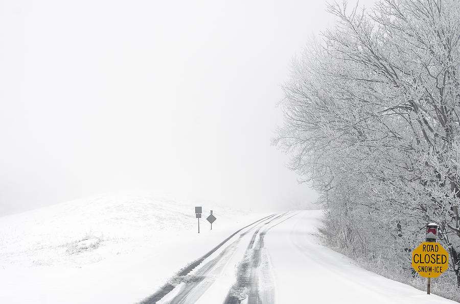 Snow on the Blue Ridge Parkway #3 Photograph by Greg Reed