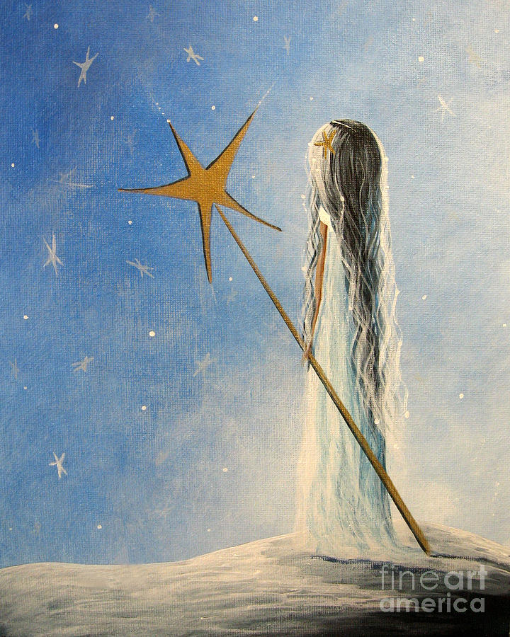 Snow Queen by Shawna Erback Painting by Moonlight Art Parlour