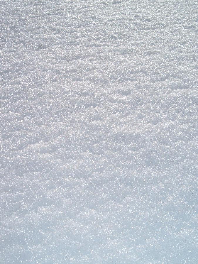 Textures Series - SNOW Photograph by Richard Brookes