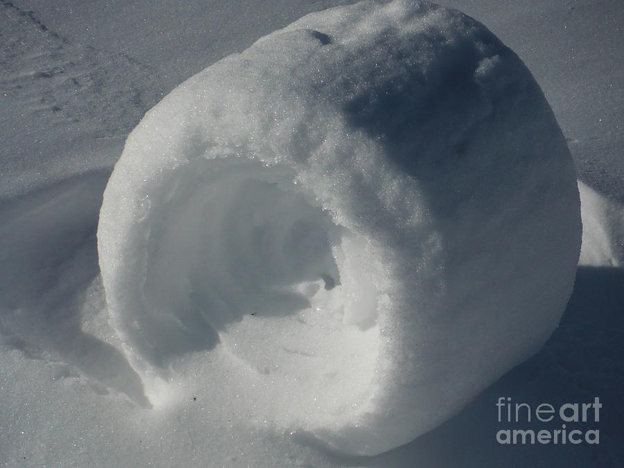 Snow Roller 11 Photograph by Paddy Shaffer