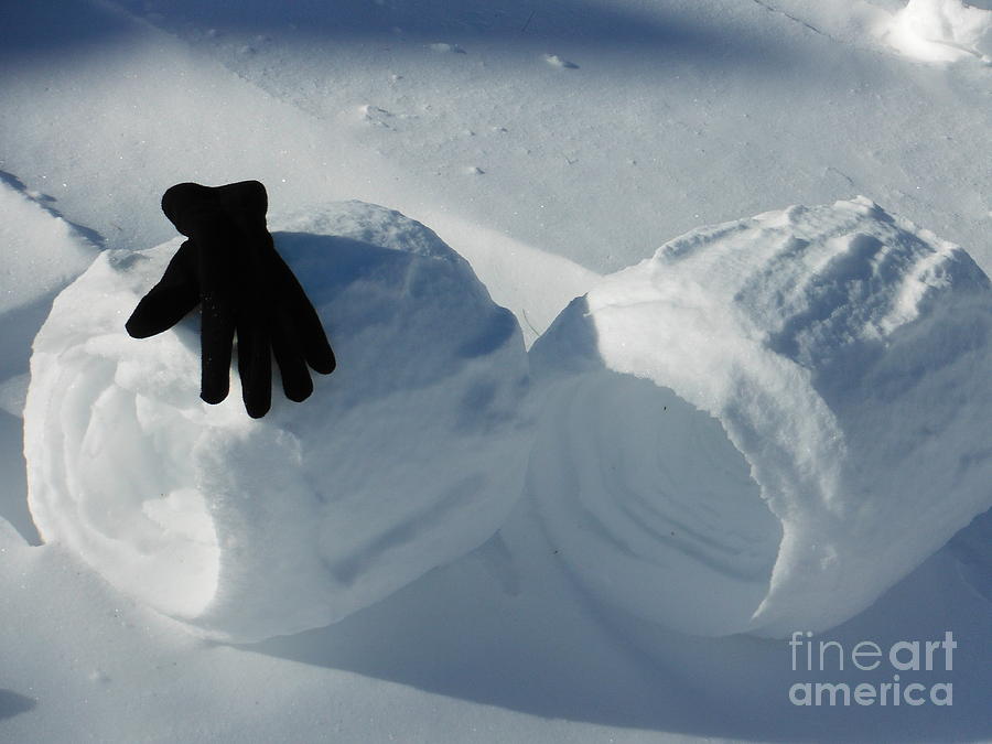 Snow Rollers and the Glove 14 Photograph by Paddy Shaffer