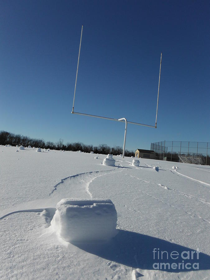 Snow Rollers at the Goal Post 8 Photograph by Paddy Shaffer