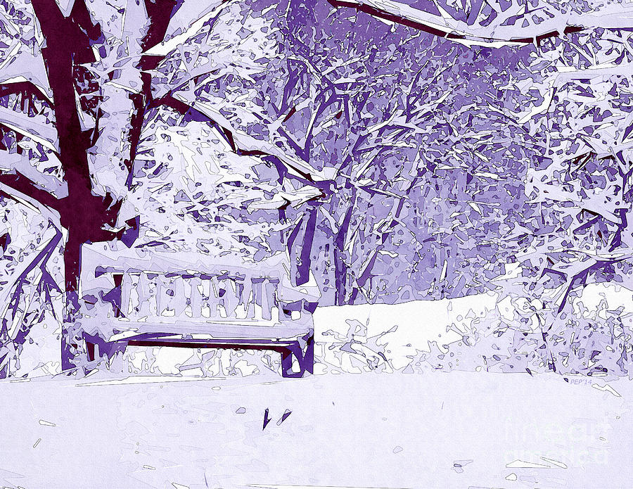 Snow Scenes of Winter Digital Art by Phil Perkins