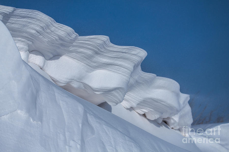 Snow Sculpture Photograph by Jim McCain