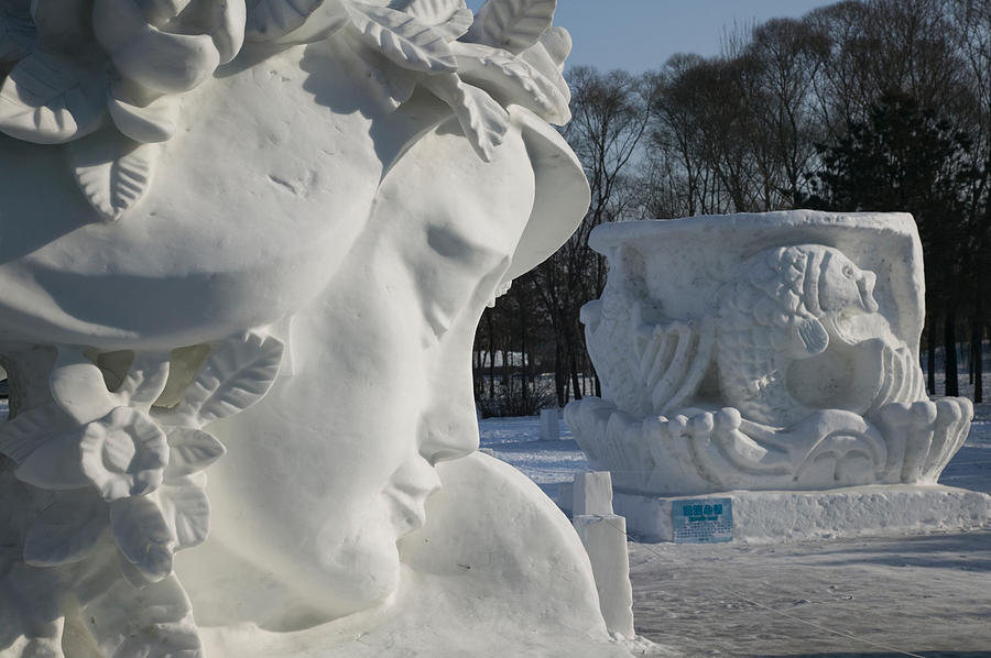Winter Photograph - Snow Sculptures At Harbin International by Panoramic Images