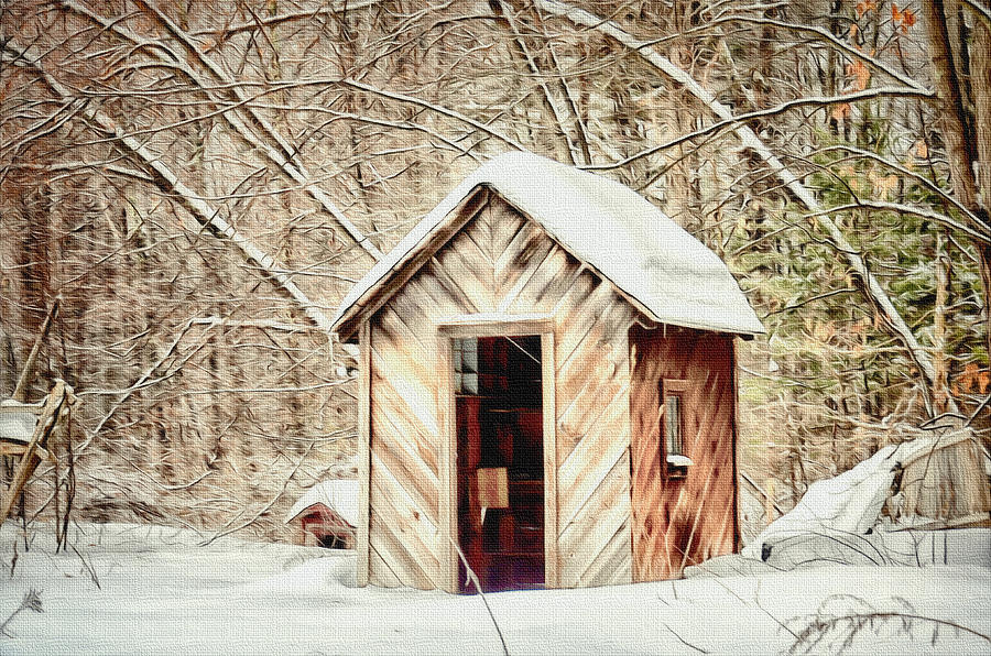 Snow Shack Photograph by Tricia Marchlik