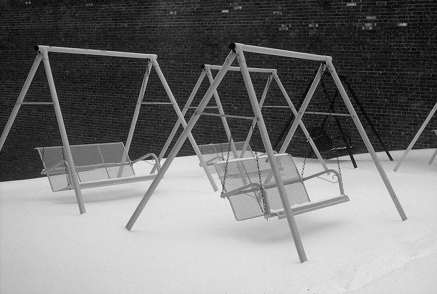 Snow Swings Photograph by Rodney Lee Williams