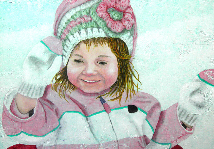 Snow Painting - Snow Time by Terry Honstead