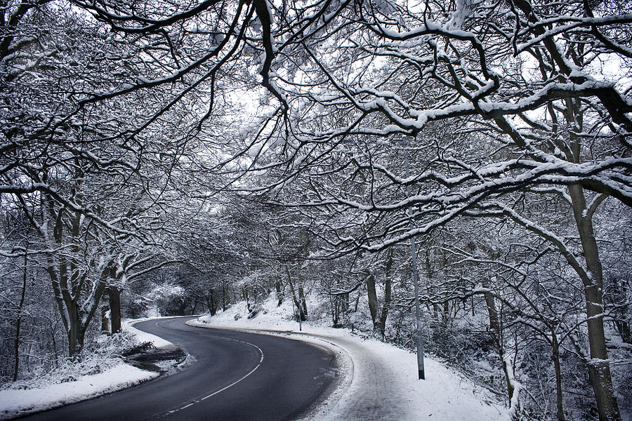 Winter Photograph - Snow wonderland England by Jordan Browning