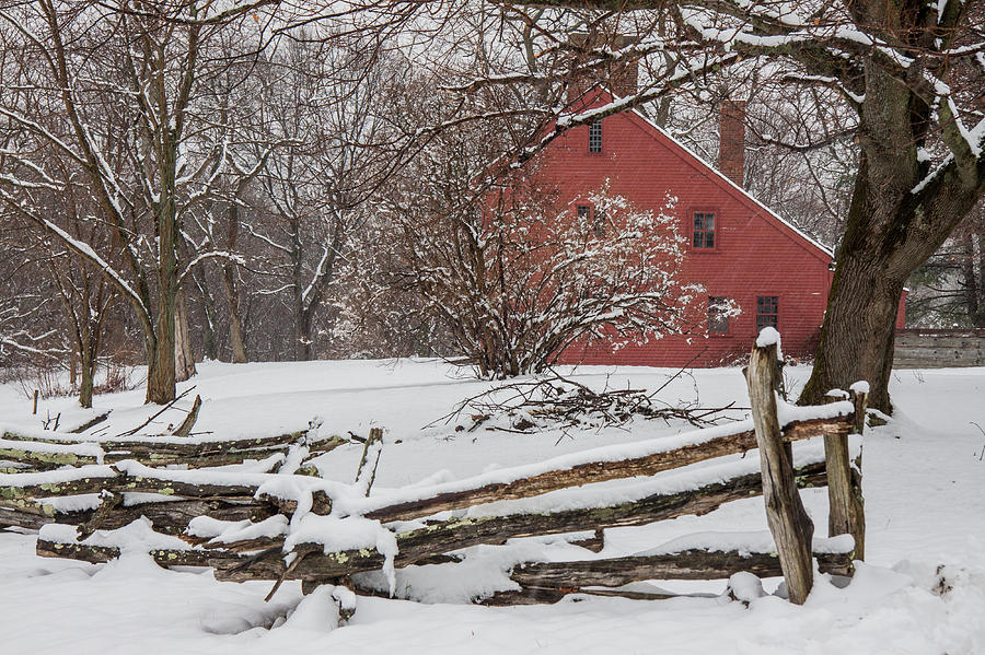 Massachusetts Photograph - Snowbound Home by Jeff Folger