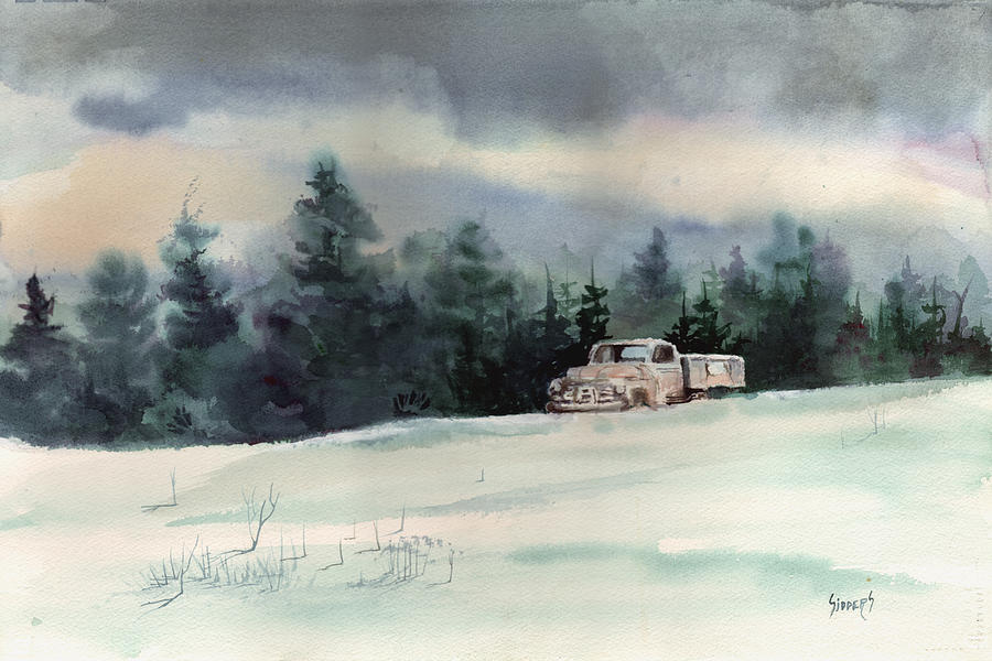 Snowbound Painting by Sam Sidders