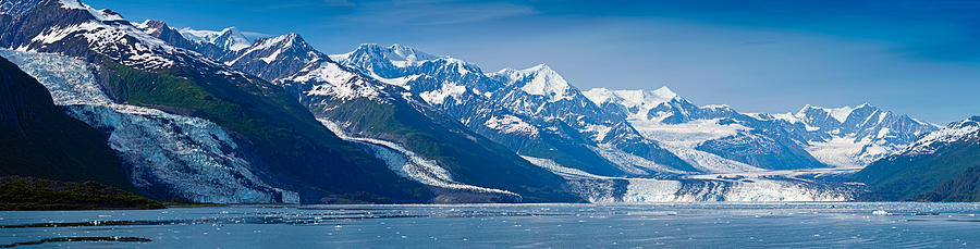 Nature Photograph - Snowcapped Mountains At College Fjord by Panoramic Images