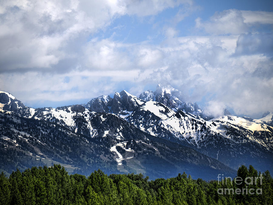 Snowcapped Mountains Photograph by Brenda Kean
