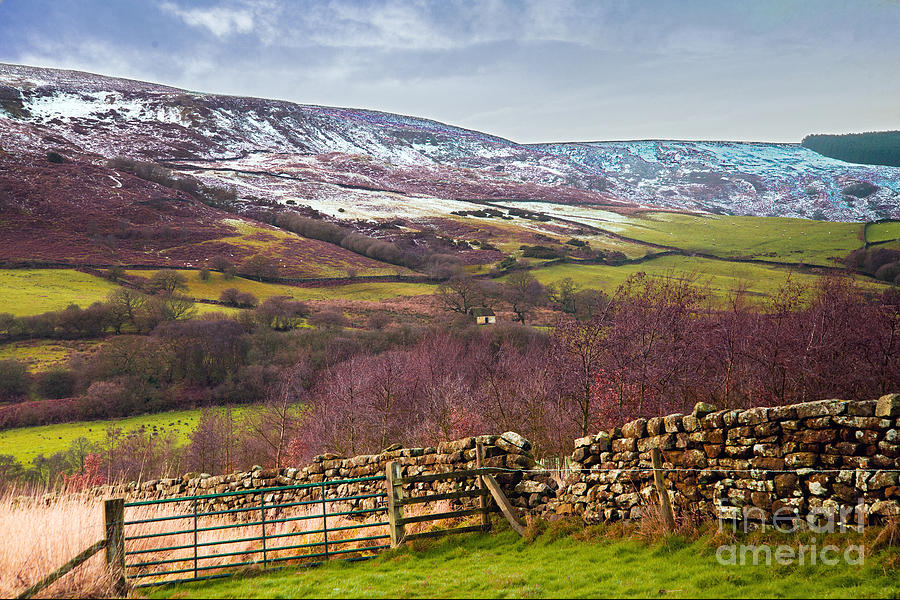 Snowcapped North Yorkshire Moors Photograph by Martyn Arnold