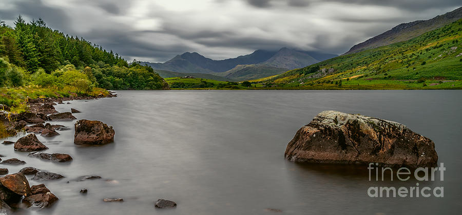 Snowdonia Lake Photograph by Adrian Evans