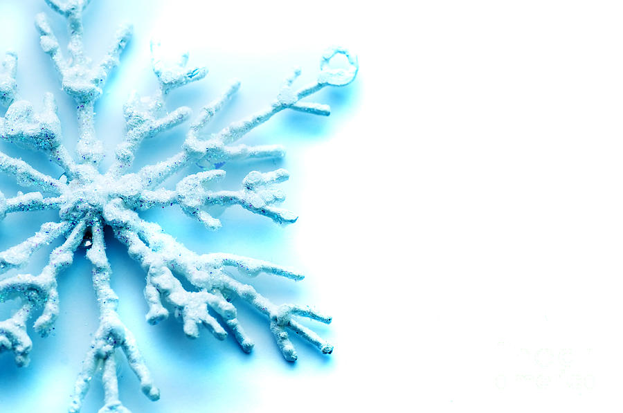 Winter Photograph - Snowflake by Michal Bednarek