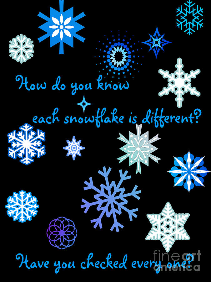 Christmas Digital Art - Snowflakes 2 by Two Hivelys