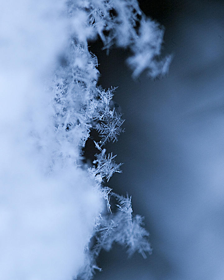 Snow Photograph - Snowflakes 3 by Jeff Klingler