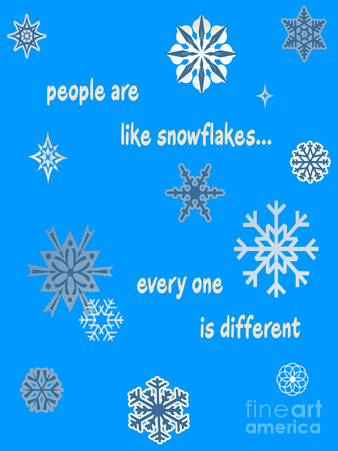Christmas Digital Art - Snowflakes 5 by Two Hivelys