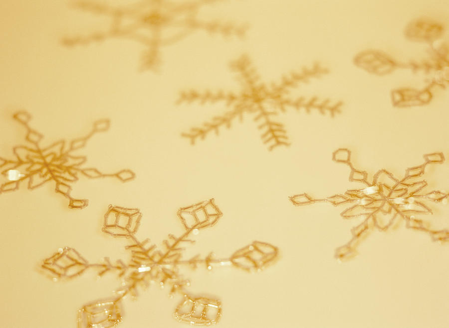 Snowflakes Photograph by Lawrence Lawry/science Photo Library