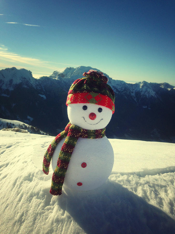 Snowman Photograph by Apostoli Rossella