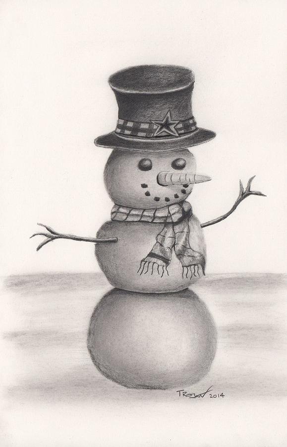 How to Draw a Snowman with Easy Step by Step Drawing Tutorial | How to Draw  Step by Step Drawing Tutorials