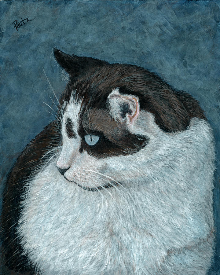 Snowshoe Siamese Painting by Gay Pautz