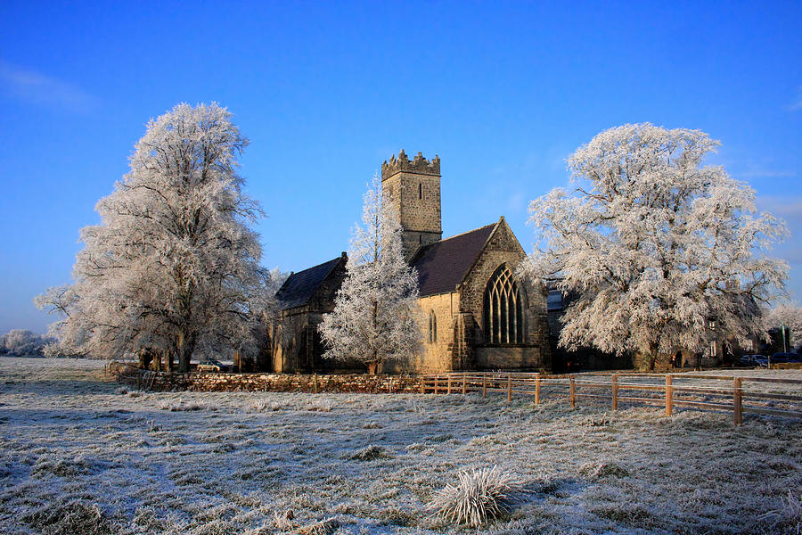 Snowy Blackfriars Abbey Photograph by Mark Callanan
