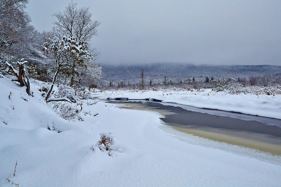 Snowy Blackwater River Photograph by Brian Simpson