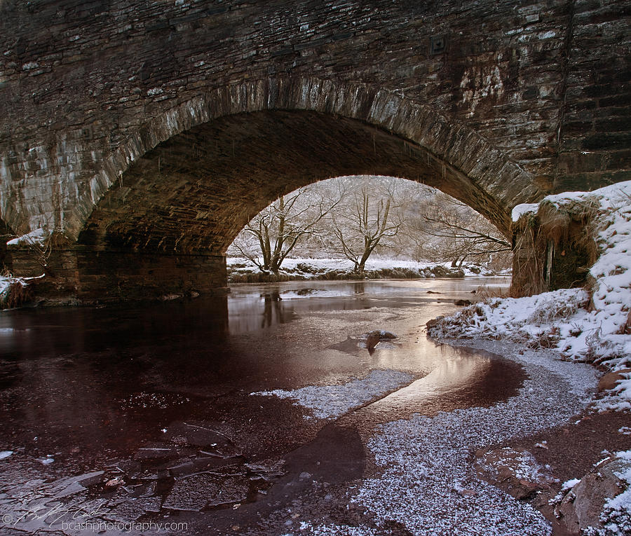 Snowy Bridge Photograph