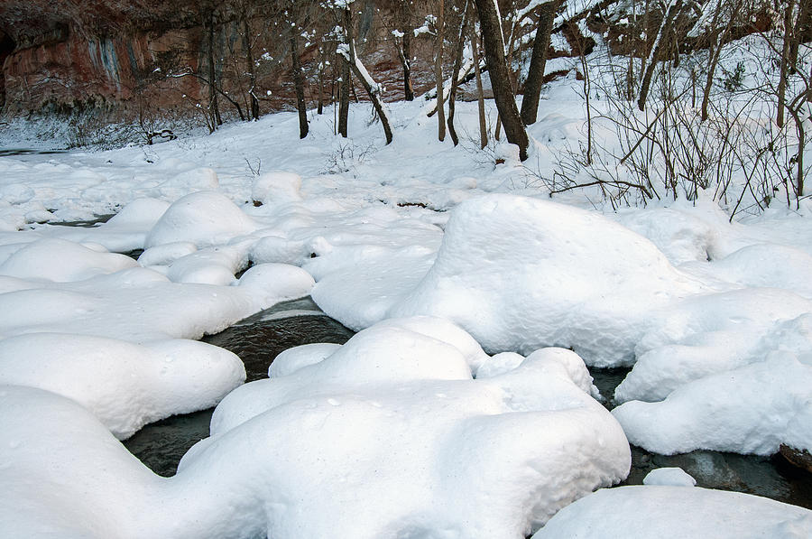 Snowy Creek Photograph by Tam Ryan