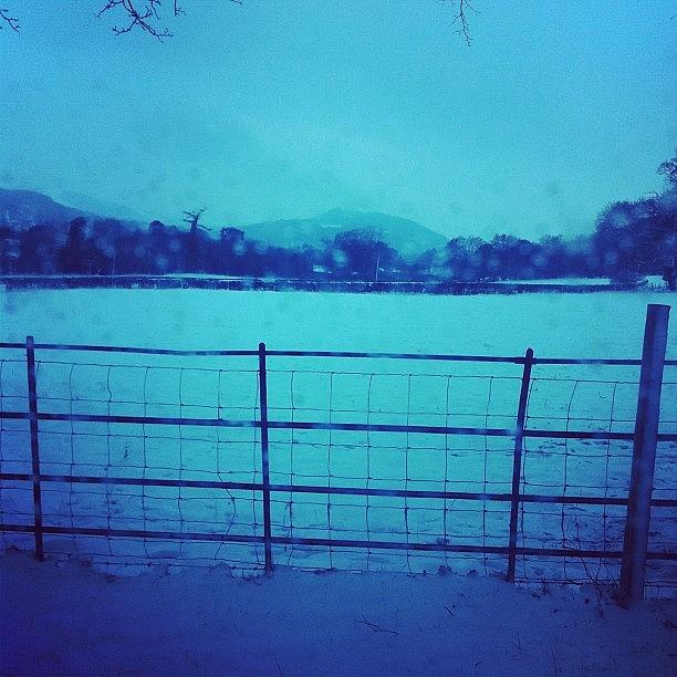Snowy Field Yesterday Photograph by Chloe Huxtable-jones