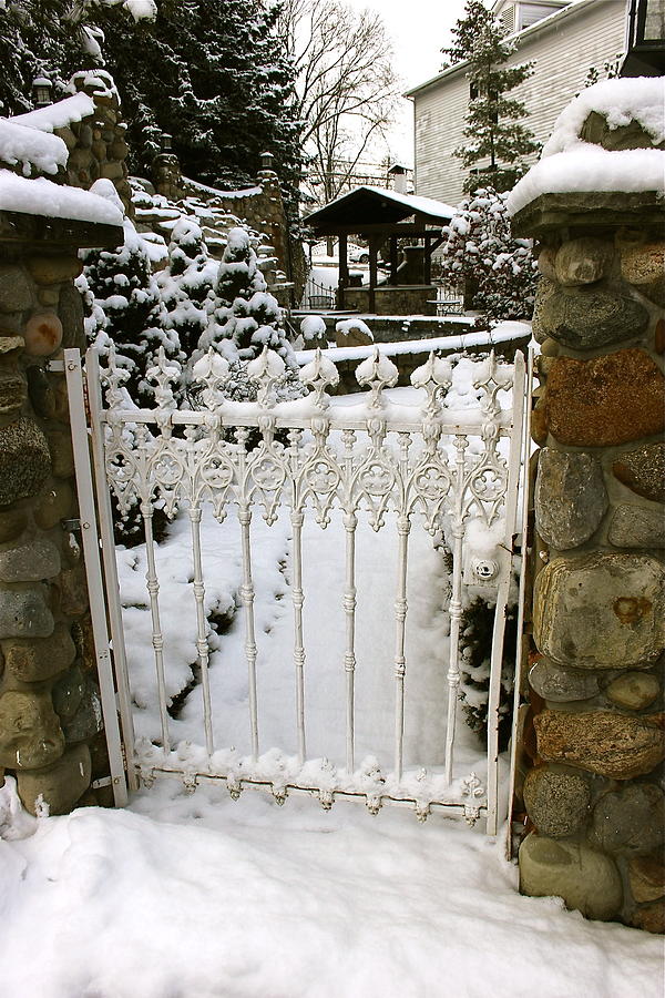 Snowy Gate Photograph by Alice Terrill