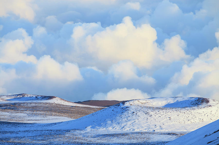 Snowy Hilltops And Clouds Photograph by Cultura Exclusive/stuart Westmorland