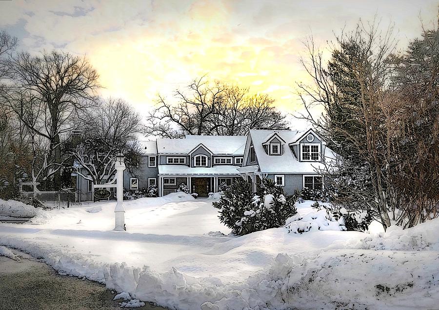 Snowy Home Photograph by Diana Angstadt