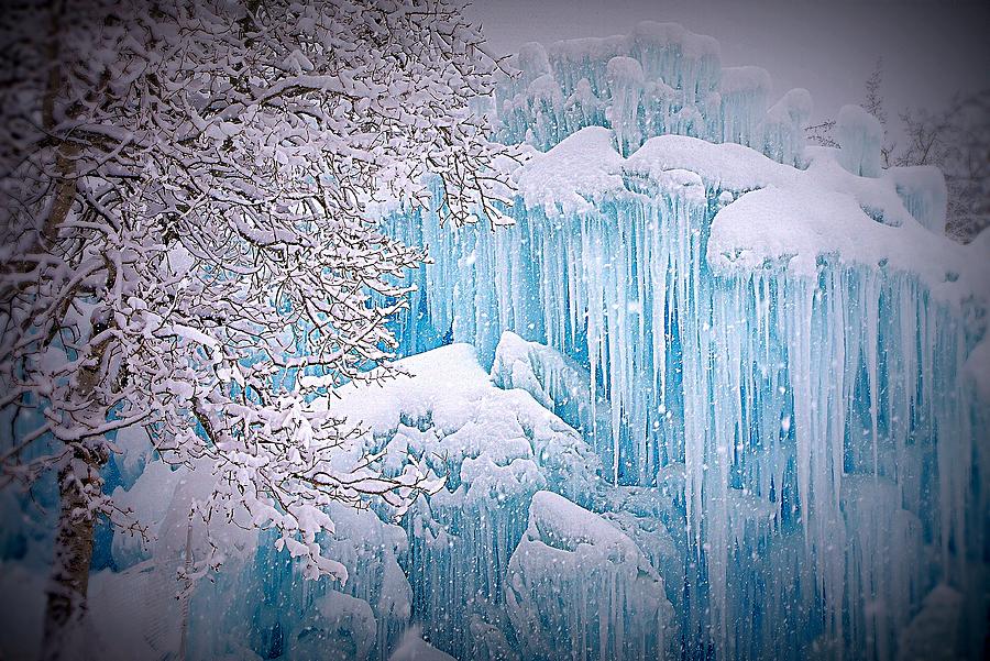 Snowy Ice Castle Photograph by Matt Helm