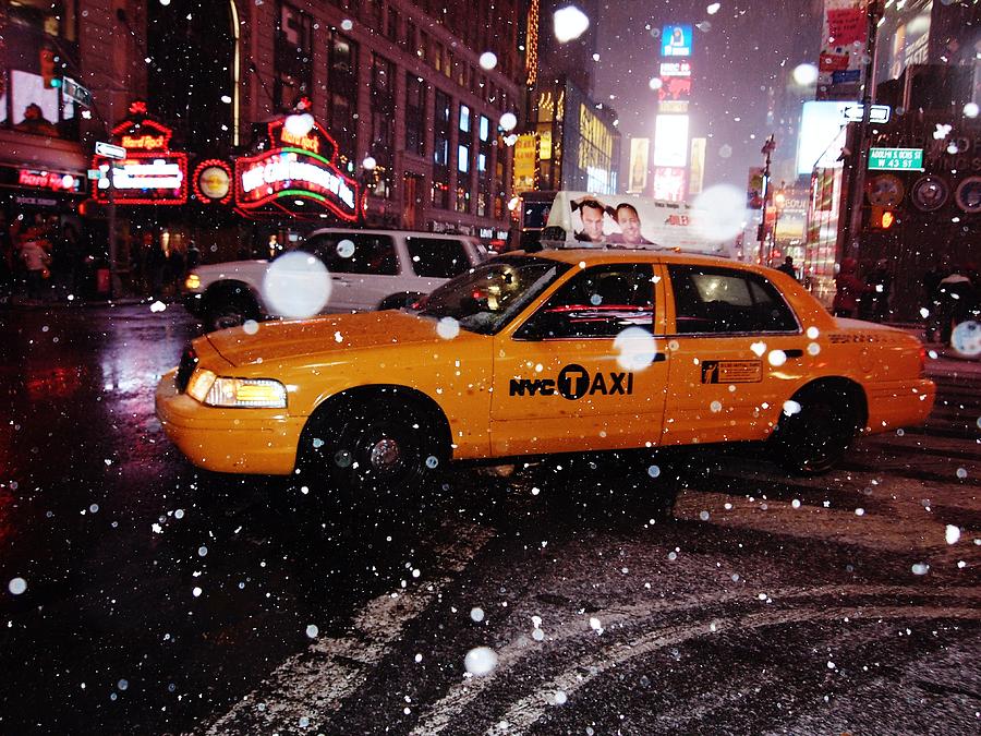 Snowy in the City Photograph by Caryn La Greca