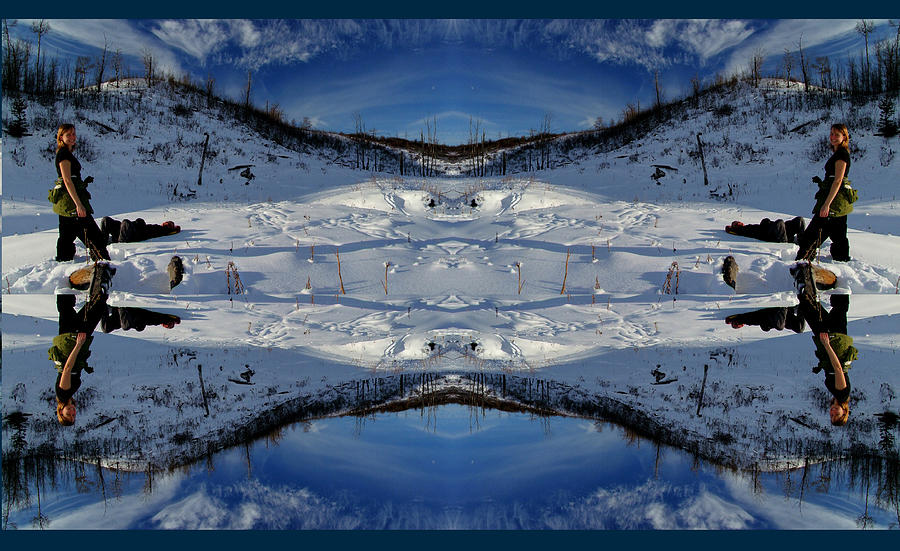 Kaleidoscope Photograph - Snowy Kaleidoscope by Phil And Karen Rispin