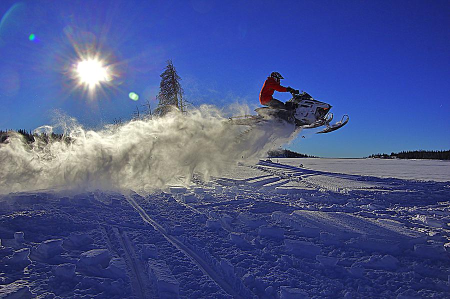 Snowy Launch Photograph by Matt Helm