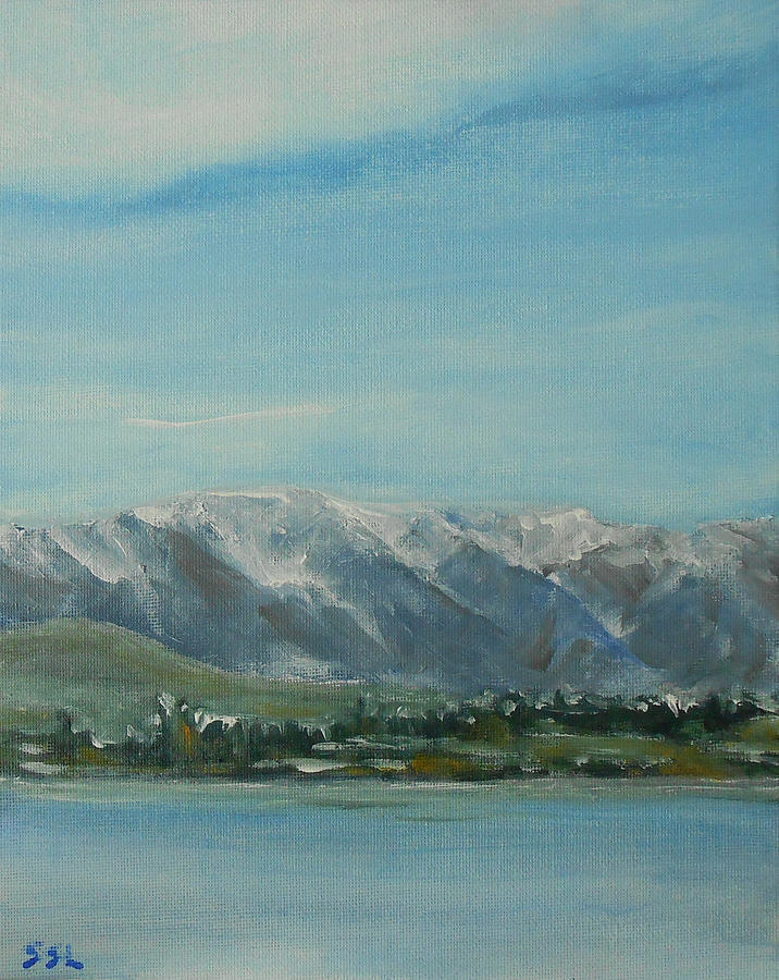 Snowy Mountains - The Remarkables Painting by Jane See