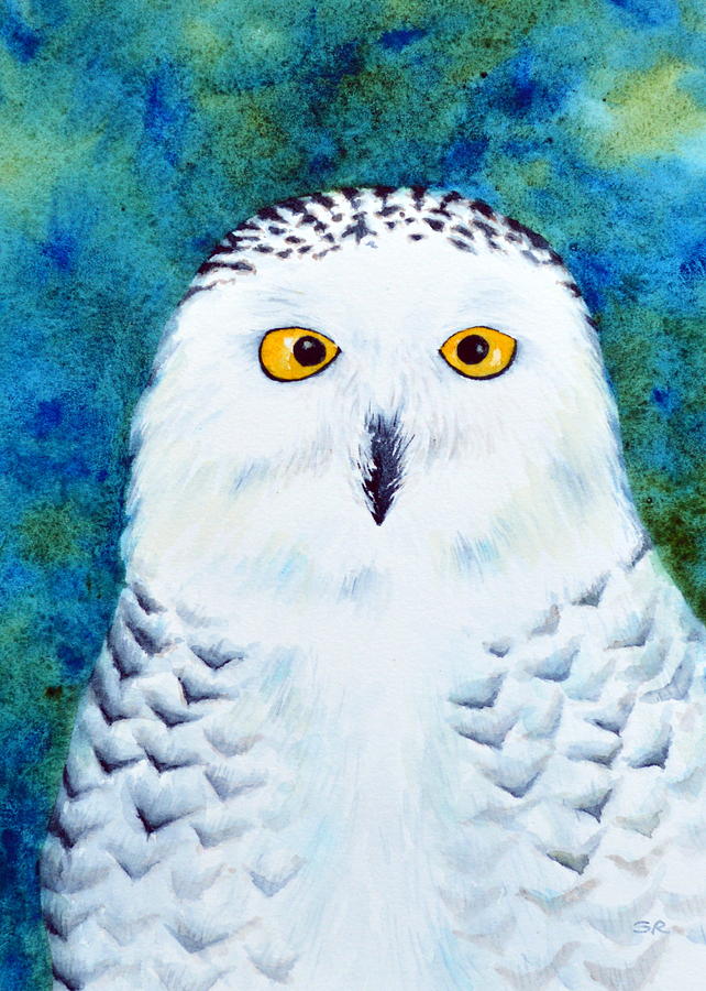 Snowy Owl Painting by Sarah Rosedahl - Fine Art America