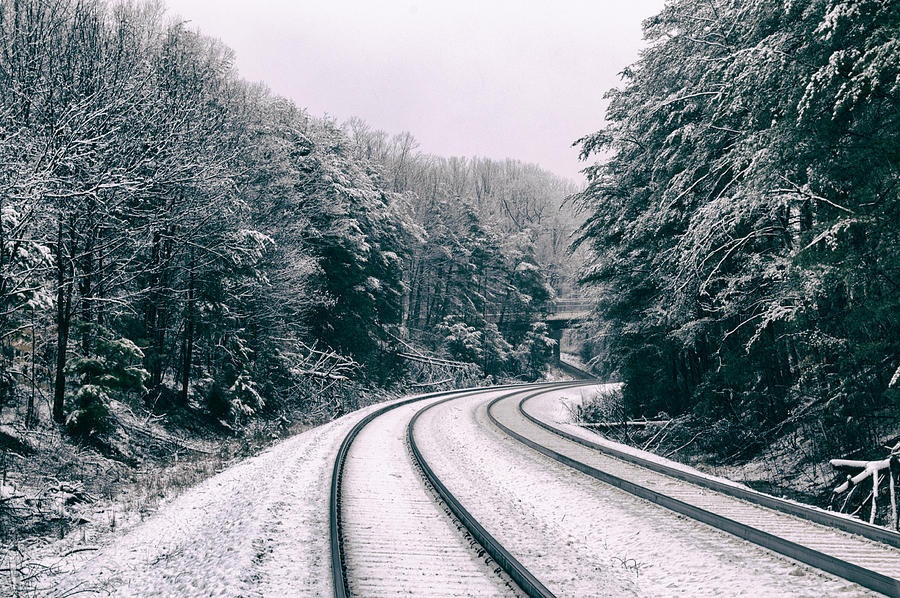 Snowy Travel Photograph by Michelle Ayn Potter