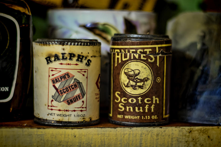 Snuff Tins Photograph by Heather Applegate