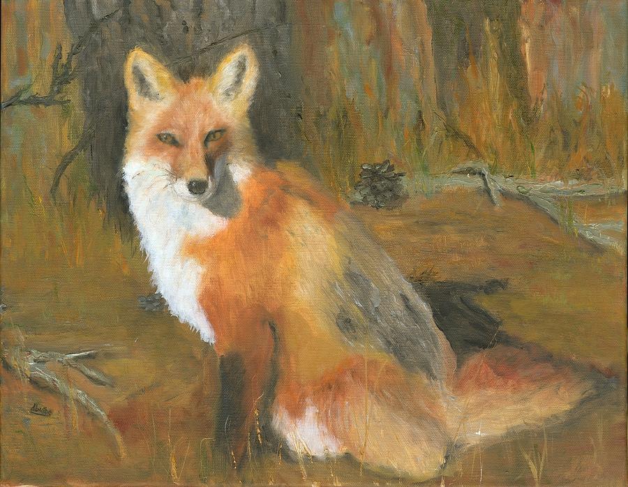 So Foxy Painting by Deborah Butts