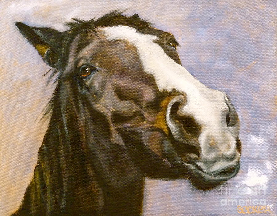 Hot to Trot Painting by Susan A Becker
