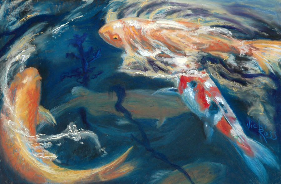 So Koi Painting by Vicki Ross