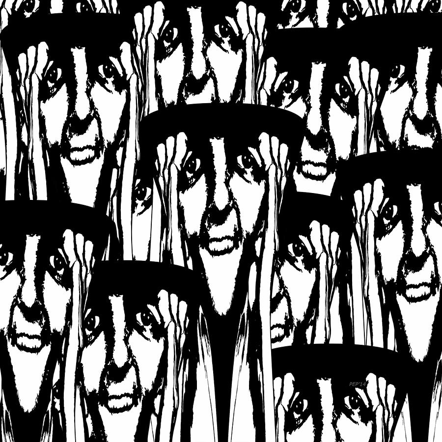 So Many Faces Digital Art by Phil Perkins