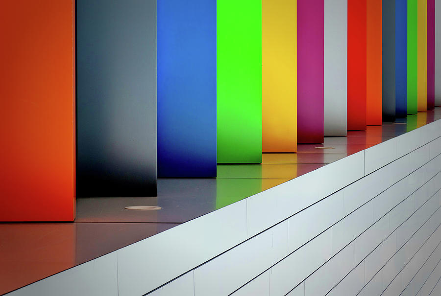 Architecture Photograph - So Much Colour by Jeroen Van De
